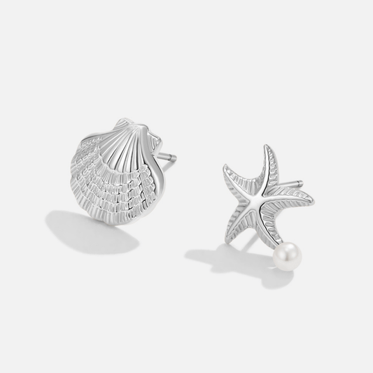 Silver Marine Earrings – FIORENE