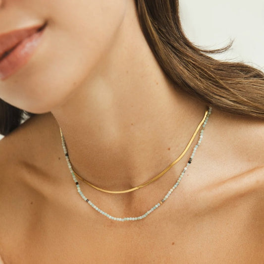 Luminous Turquoise Petite Strand – FIORENE