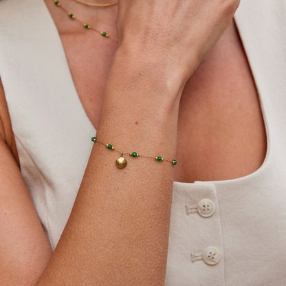 Emerald Shell Bracelet – FIORENE