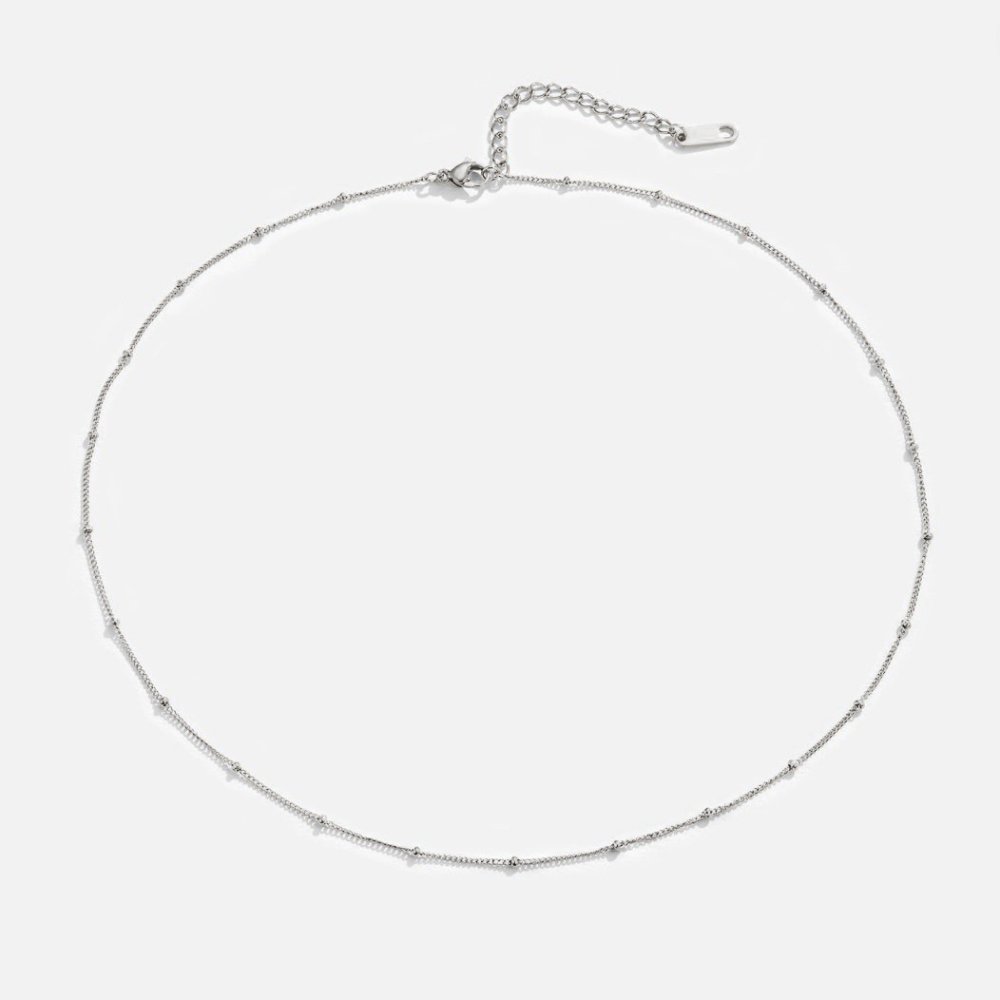 Radiant Silver Sphere Strand – FIORENE