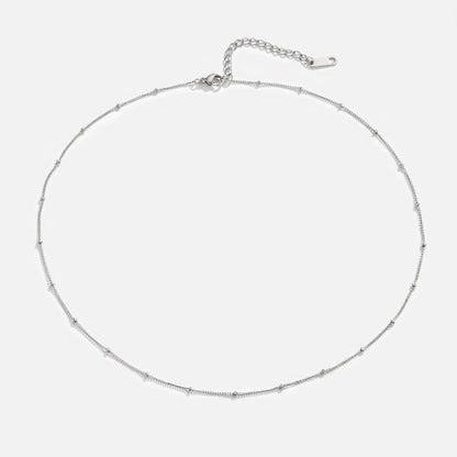 Radiant Silver Sphere Strand – FIORENE