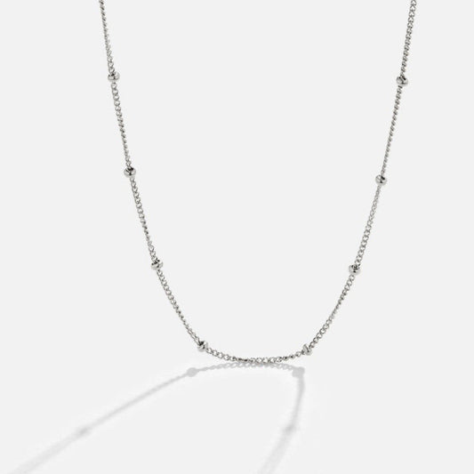 Radiant Silver Sphere Strand – FIORENE