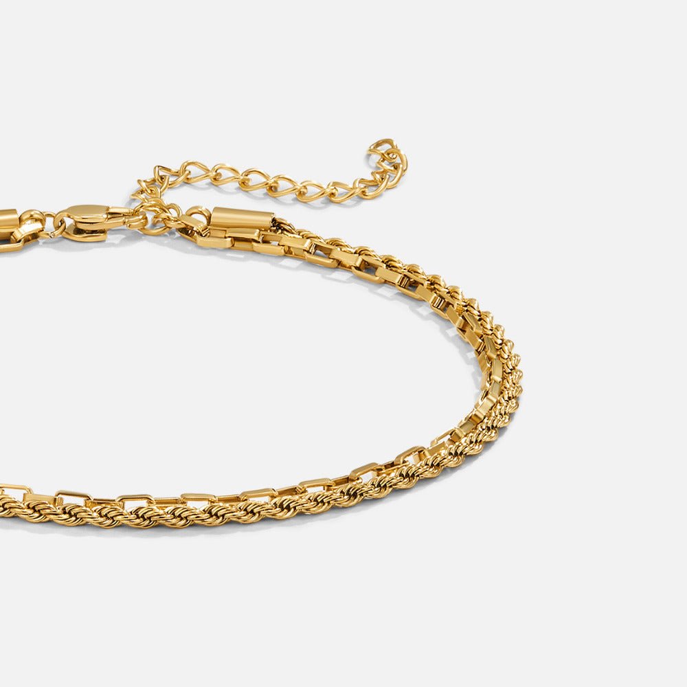Urban Polished Helix Anklet – FIORENE
