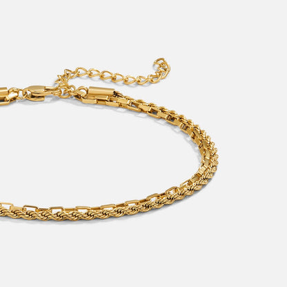 Urban Polished Helix Anklet – FIORENE