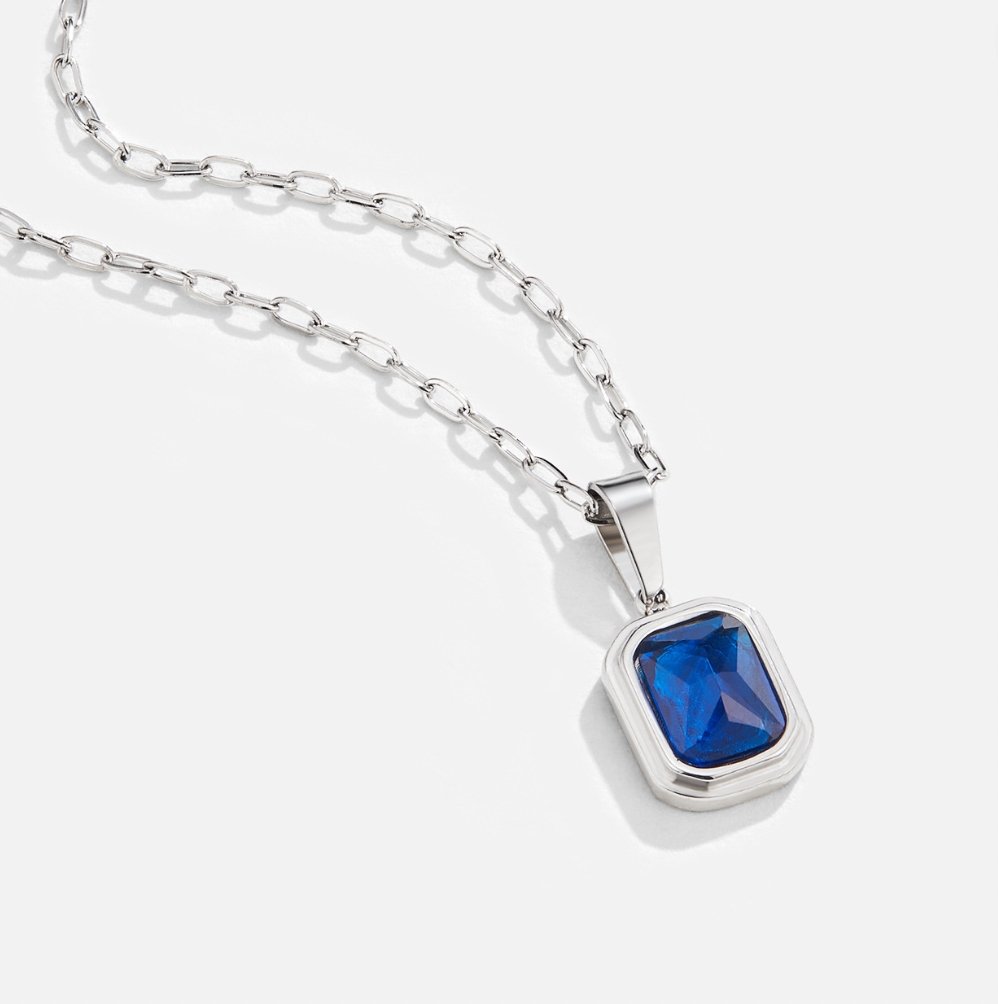 Modernist Radiant Azure Necklace – FIORENE