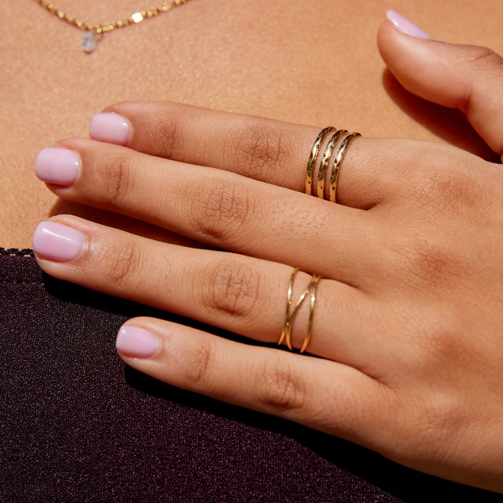 Triple Wave Ring – FIORENE