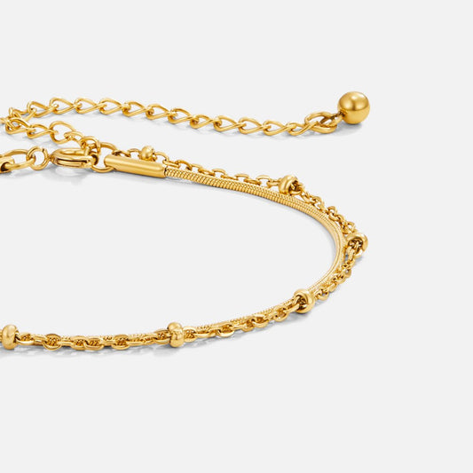 Gilded Triple Harmony Bracelet – FIORENE