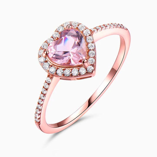 Rosélie Heart Ring – FIORENE
