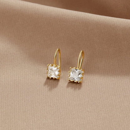 Princess Square Earring – FIORENE