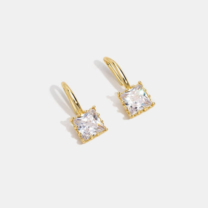 Princess Square Earring – FIORENE