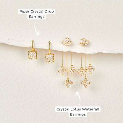 Princess Square Earring – FIORENE