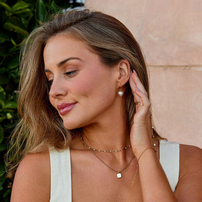 Heart & Pearl Huggies – FIORENE