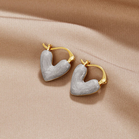 Marbleized Love Click Earring – FIORENE