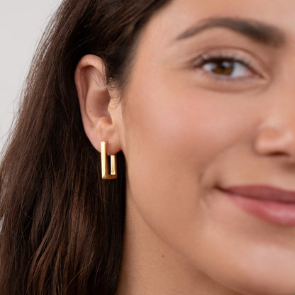 Urban Sleek Column Earring – FIORENE