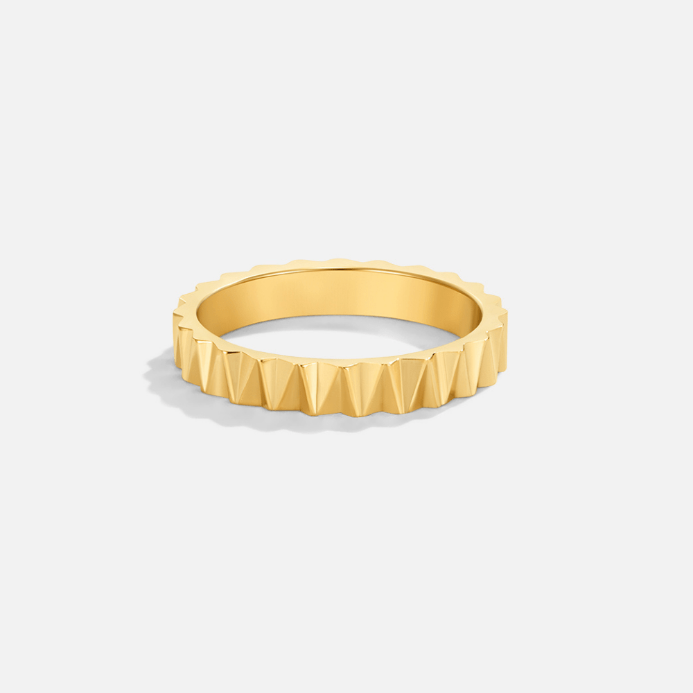 Radiant Spiked Ring – FIORENE