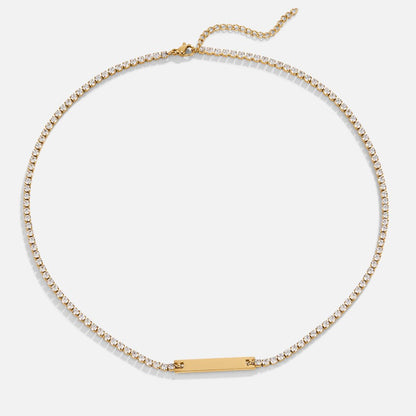Polished Crystal Strand Necklace – FIORENE