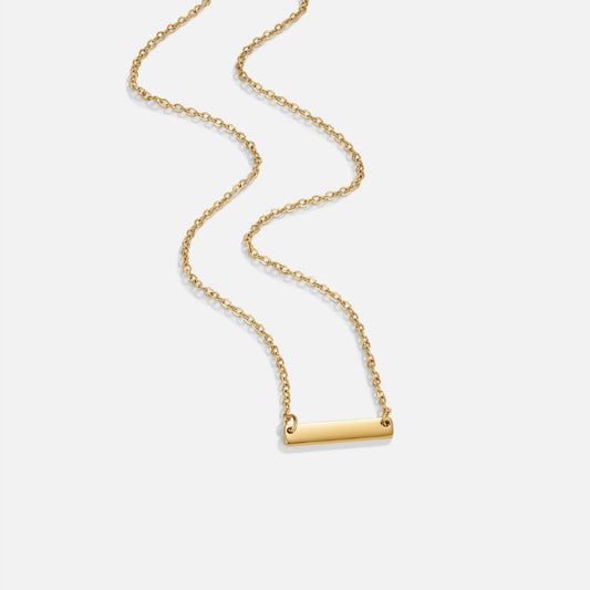 Polished Beam Necklace – FIORENE