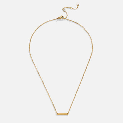 Polished Beam Necklace – FIORENE