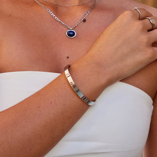 Silver Mirror Beam Bracelet – FIORENE