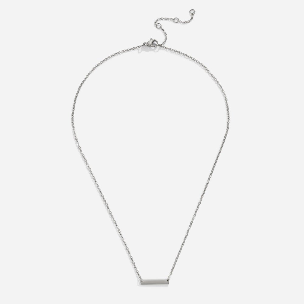 Arctic Minimalist Bar Necklace – FIORENE