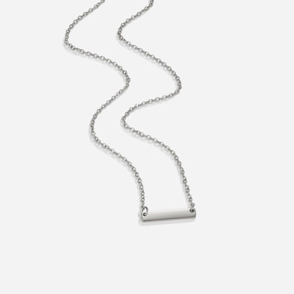 Arctic Minimalist Bar Necklace – FIORENE