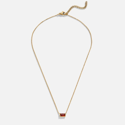 Ruby Radiant Horizon Necklace – FIORENE