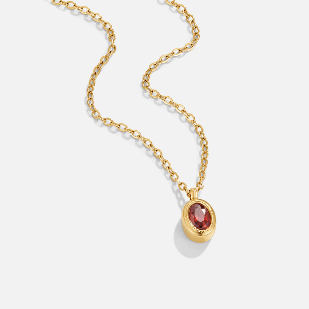 Luminous Crimson Necklace – FIORENE