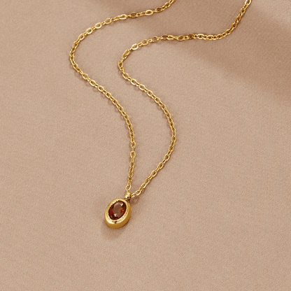 Luminous Crimson Necklace – FIORENE