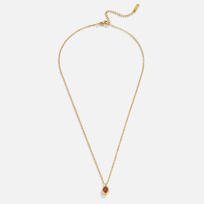 Luminous Crimson Necklace – FIORENE