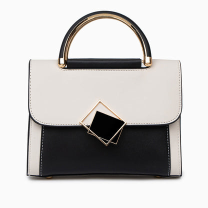 Geometric Elegance Shoulder Bag - FIORENE