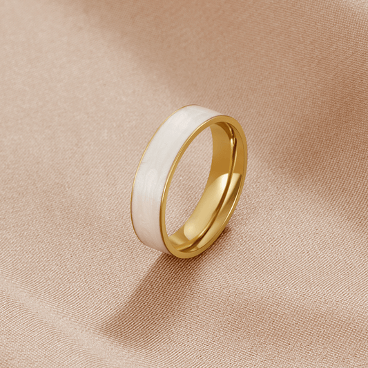 Iconic Golden Iridescent Ring – FIORENE