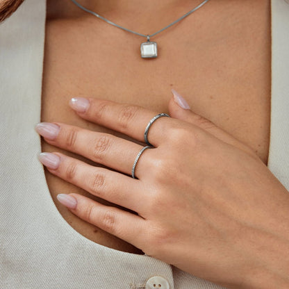 Arctic Micro-Pave Ring – FIORENE