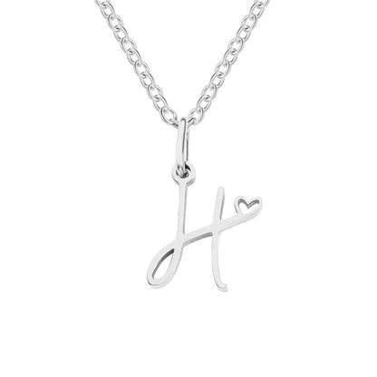 Luminous Petite Script Letter Pendant – FIORENE