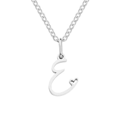 Luminous Petite Script Letter Pendant – FIORENE
