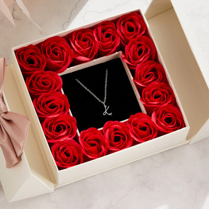 Luminous Petite Script Letter Pendant – FIORENE