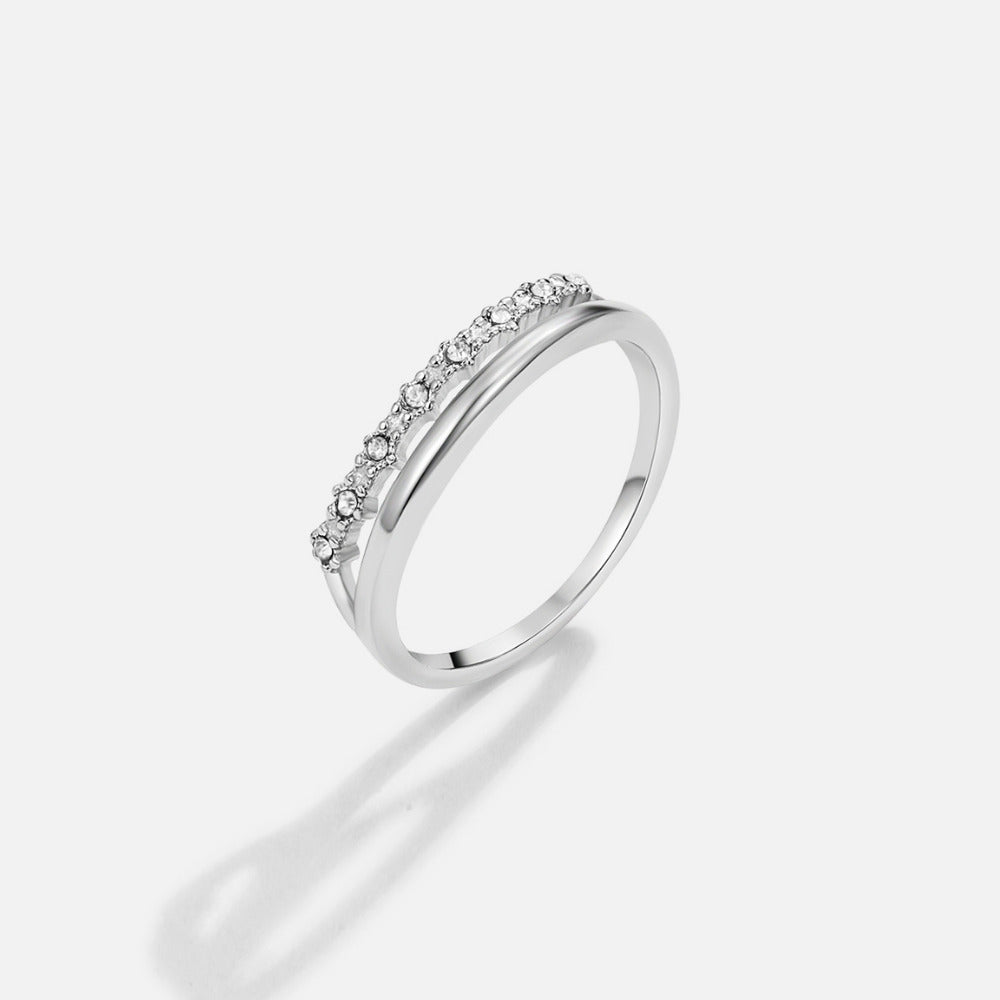 Silver Glace Stack Ring – FIORENE