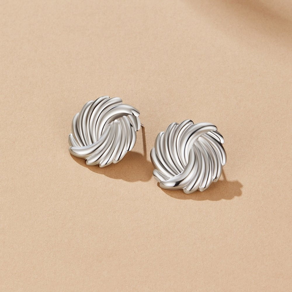 Arctic Swirl Stud Earring – FIORENE