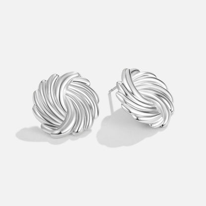 Arctic Swirl Stud Earring – FIORENE