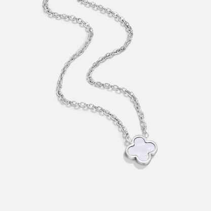 Arctic Lilac Clover Necklace – FIORENE