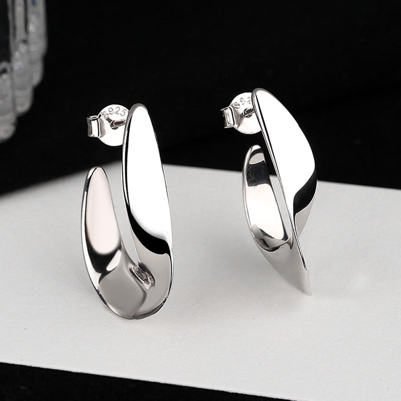 Luce Contour Hoop Earrings – FIORENE