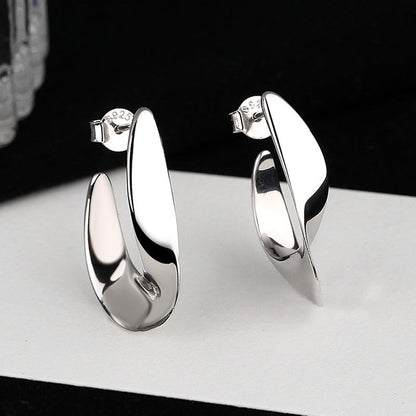 Luce Contour Hoop Earrings – FIORENE