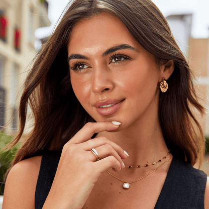 Knotted Silver Earrings – FIORENE