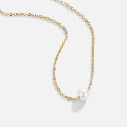 Luminous Minimalist Golden Pearl Strand – FIORENE