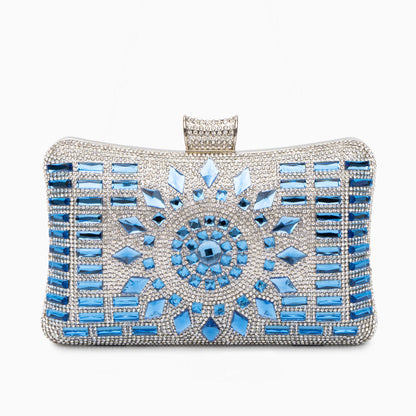 Sapphire Radiance Mosaic Clutch – FIORENE