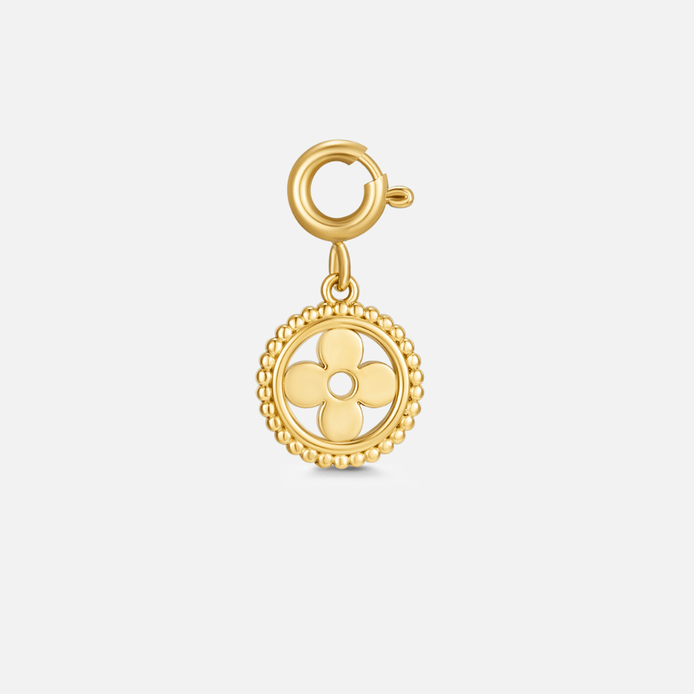 Sculpted Clover Charm – FIORENE