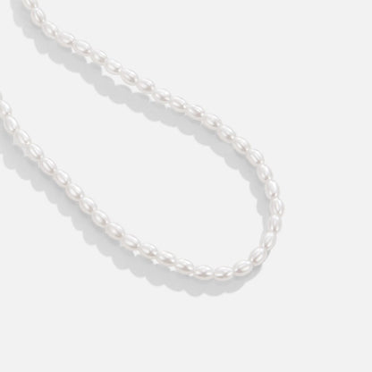 Shimmering Freshwater Pearl Necklace – FIORENE