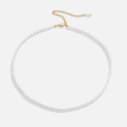 Shimmering Freshwater Pearl Necklace – FIORENE