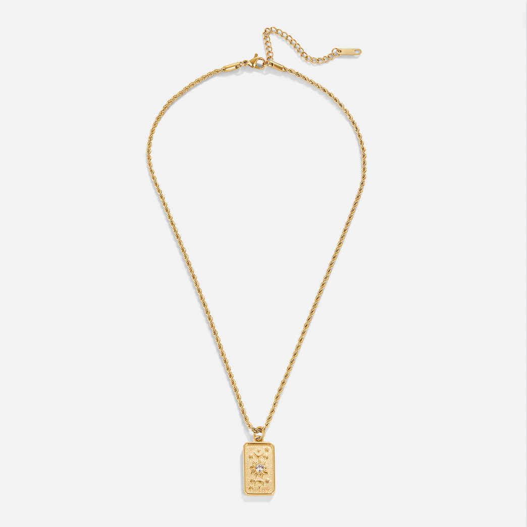 Celestial Tarot Sun Necklace – FIORENE