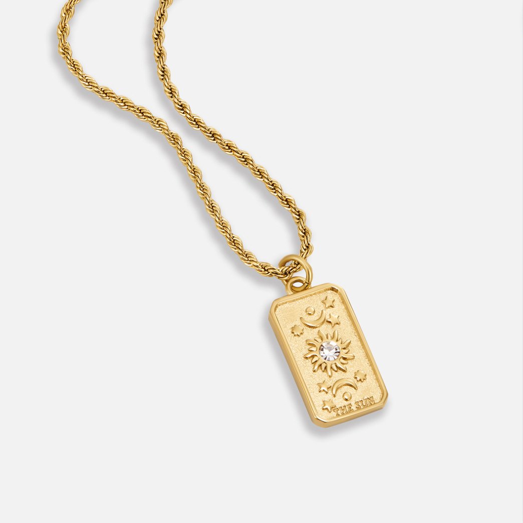 Celestial Tarot Sun Necklace – FIORENE
