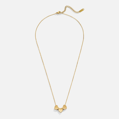 Triple Heart Necklace – FIORENE